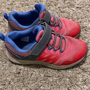 Kids Merrell Athletic Sneakers with Blue Lining